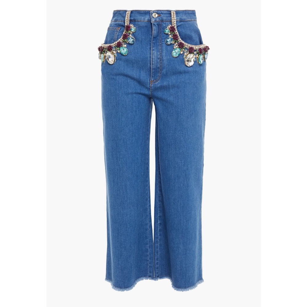 Dolce & Gabbana embellished saint barths jean